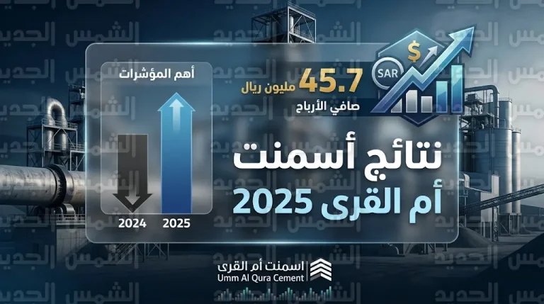 أسمنت أم القرى تكشف تفاصيل نتائجها المالية لعام 2025 وأسباب انخفاض الأرباح بنسبة 4%