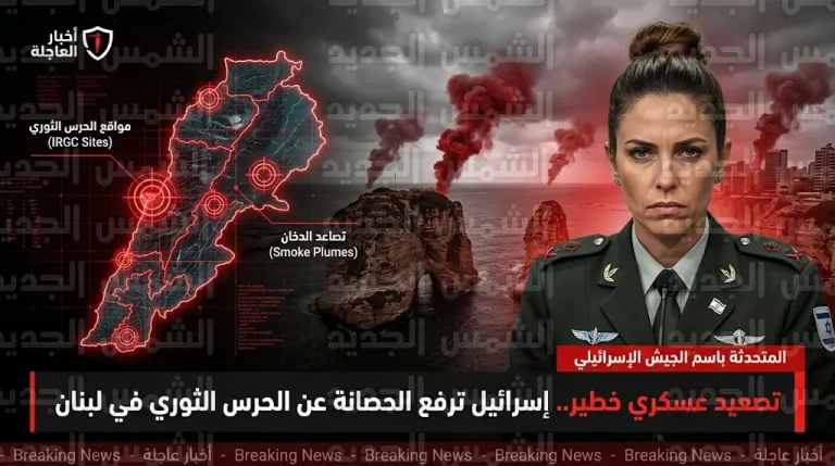 الجيش الإسرائيلي يعلن رفع الحصانة عن عناصر الحرس الثوري في لبنان ويتوعد باستهدافهم في أي مكان