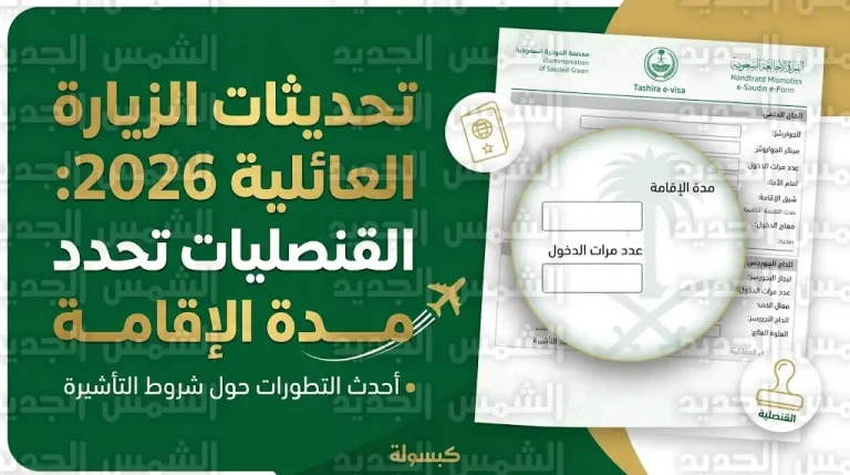 تغييرات في نماذج تأشيرة الزيارة العائلية بالسعودية 2026 وسر “الخانات الفارغة” عند تقديم الطلب