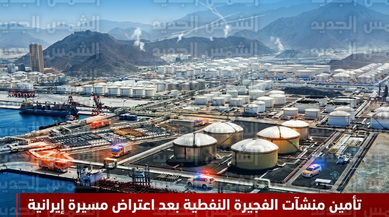 حكومة الفجيرة تعلن نجاح اعتراض طائرة مسيرة إيرانية وتؤكد سلامة كافة المنشآت النفطية وحركة الملاحة