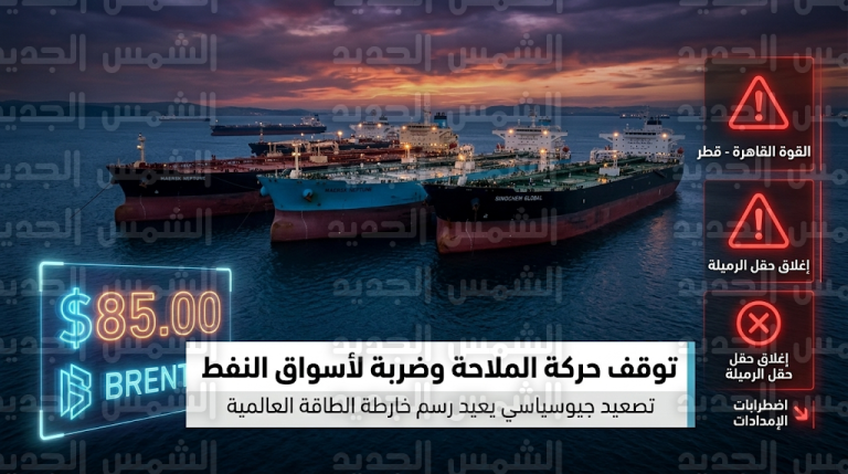 خام برنت يتماسك عند 85 دولاراً رغم إغلاق مضيق هرمز وسيناريوهات تتوقع قفزة البرميل فوق الـ 100 دولار