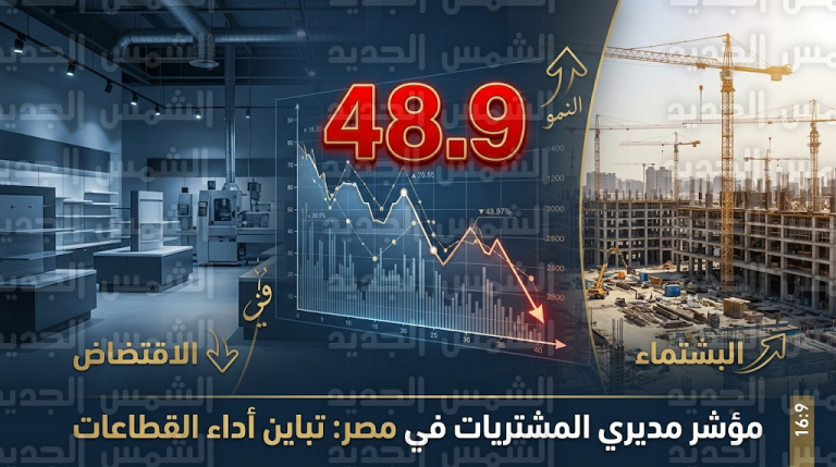 قطاع البناء يغرد منفرداً في مصر رغم عودة الانكماش للنشاط التجاري غير النفطي وتراجع التوظيف