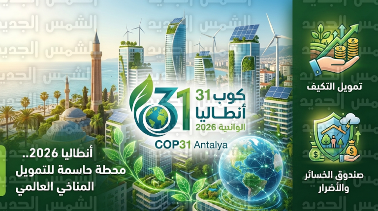 مؤتمر المناخ COP31 في أنطاليا يستهدف مضاعفة تمويل التكيف وتفعيل صندوق الخسائر والأضرار