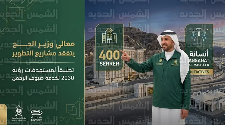 مستشفى طوارئ بسعة 400 سرير وأنسنة المشاعر ضمن أبرز مشاريع تطوير الحج لموسم 1447هـ