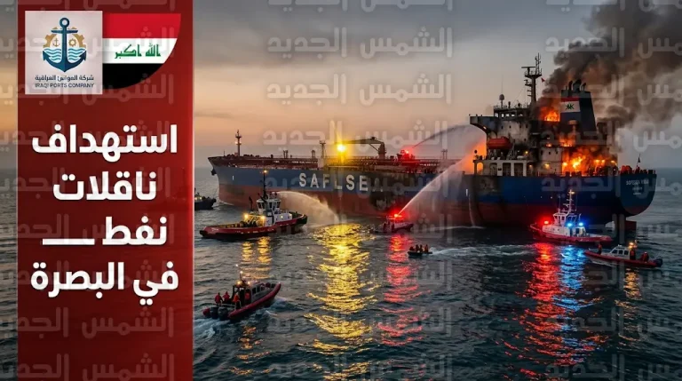 مقتل بحار وإجلاء 51 آخرين جراء هجوم تخريبي استهدف ناقلتي نفط في المياه الإقليمية العراقية