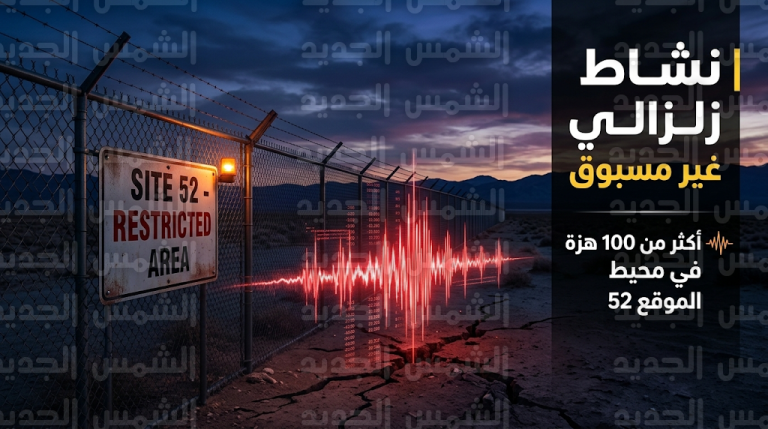 نشاط زلزالي غير مسبوق يثير الغموض حول منشأة الموقع 52 السرية في ولاية نيفادا الأمريكية
